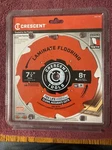 Circular Saw Blade 7 1/4'' X 8 Tooth Laminate Flooring. Fixed Price $15.22.