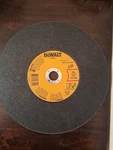 Dewalt DWA8032 12" X 1/8" 1" Metal Cutting Cut-off Wheel Disc 6400 Rpm. Fixed Price $19.99.
