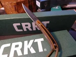 Crkt 6.63" O.a Biwa Fixed Blade Knife Black & Brown Handle G10 8CR13MOV Ss. Fixed Price $54.87.
