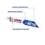 Lenox Metalwolf 6 In. Bi-metal Wave Edge Reciprocating Saw Blade 18 Tpi Pk. Fixed Price $8.43.