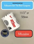 Milwaukee 1-1/2" Or 38MM Hole Dozer Bi-metal Saw 49-56-9617. Fixed Price $12.94.