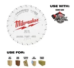 New Milwaukee 48-41-0620 6-1/2" 24T Framing Circular Saw Blade (bulk). Fixed Price $26.99.
