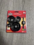 Vermont American 18398 5 Piece Carbon Hole Saw Set 1-1/4 To 2-1/8. Fixed Price $16.99.