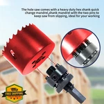 Laiwei 115MM Hole Saw Drill Bit 4-1/2" Wood Aluminum. Fixed Price $36.99.