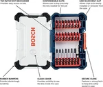 New Bosch Piece Impact Tough Screwdriving Custom Case System Set SDMS24, 24PC. Fixed Price $14.99.