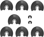 7PCS Semi Circular Oscillating Saw Blades For Cutting Wood Plastic Soft Metal, 3. Fixed Price $18.23.