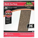 Gator Multi-surface Sanding Sheets 25 Pack 9X11 Inch 36 Grit Coarse. Fixed Price $34.71.