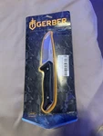 Gerber Moment Fixed Blade Knife 3.5 5CR15MOV Ss Rubber Handle & Sheath. Fixed Price $14.96.