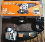 Warrior 58089 Angle Grinder 4.3 Amp 4-1/2 Inch Corded Electric Power Tool Usa. Fixed Price $65.99.