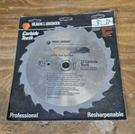 Black & Decker Piranha 8-1/4" Carbide Saw Blade 22 Teeth 73-719 Nip. Fixed Price $12.00.