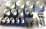 20 Pc Lot Mag-bit Bi-metal From 7/8" To 4-3/4" Set With Arbors. Fixed Price $119.00.