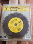 (lot 8) 7" Masonry Cut-off Wheels Made In The Usa Oldham B700-MA. Fixed Price $24.99.