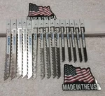 15PC Lenox 320J/416J/450J Bi-metal Assorted Wood Cutting Jigsaw Blade Set Usa.... Fixed Price $22.78.