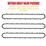 3X 16 Inch Chainsaw .325" Pitch .063" Gauge 62DL For Oregon L62, 22LGX062G. Fixed Price $25.99.