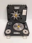 (B2266) Dewalt DW7670 Saw Blades In Case. Fixed Price $217.11.