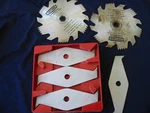 Vintage Craftsman Kromedge Saw Blades Dado Set 6" Diameter 1/2" Hole 9-3248 Usa. Fixed Price $14.95.