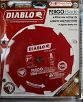 Diablo D0708LF 7-1/4" Pergo And Laminate Polycrystalline Diamond Tipped Blade. Fixed Price $45.99.