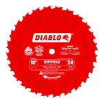 Diablo D1024X 10" 24-TEETH Ripping Saw Blade For Wood. Fixed Price $33.99.