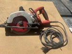 Milwaukee 7-1/4-INCH Corded Magnesium Worm Drive Circular Saw 6477-20. Fixed Price $90.00.