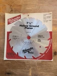 Brand New/nos 1976-86 Milwaukee 48-40-7725 Hollow Ground Planer Blade 7-1/4". Fixed Price $12.94.