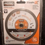 Ridgid HD-CM50P 5" Diamond Saw Blade For Porcelain, Ceramic, Marble, Tile. Fixed Price $26.50.