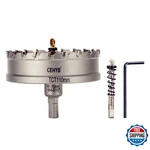Cenyb 4-5/16" Tct Hole Saw 110MM 2PCS Tungsten Carbide Titanium Pilot Bits. Fixed Price $52.80.