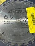 Tenryu CF1652W 76 1/2 Inch Blade 5/8 Arbor 24 Teeth New. Fixed Price $24.12.