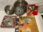 Lot Of 6 Sears Craftsman Kromedge Dado Set Circular Table Saw Blades 7- 7.25. Fixed Price $20.00.