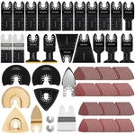 Otuco 150 Oscillating Saw Blades, Wood Metal Cutting 87 Pcs, Black. Fixed Price $45.19.