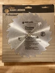 New Black And Decker 8" Chrome Plated Fast Cut Combo Saw Blade. Fixed Price $13.75.