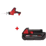 Milwaukee 2625-20 M18 Reciprocating Saw W/ Free 48-11-1820 2.0 Battery Pack. Fixed Price $194.39.