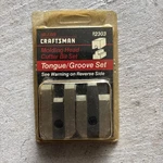 Craftsman Molding Head Cutter Bit Set 2303 Vintage Tongue/groove. Fixed Price $34.95.