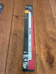 Pack, Blu-mol 10" Bi-metal Hacksaw Blades 18TPI. Fixed Price $13.99.