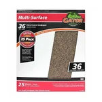 Gator 9" X 11" Multi-surface Sanding Sheets, 36 Grit, 25 Pack Fast Ship. Fixed Price $34.99.