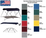 7.6OZ Boat Bimini Top 4 Bow War Eagle 19 Fishtoon 2006. Fixed Price $735.64.