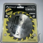 Avanti Corded Carbide Saw Blade 5/8 -1/2 Arbor Item A05518X New In Box. Fixed Price $20.21.