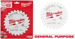 Milwaukee 48-40-0624 6-1/2" 24T Anti Friction General Purpose Track Saw Blade. Fixed Price $39.99.