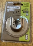 RW8946 Rockwell 3-1/8" Universal Carbide Grit Blade For Oscillating Multi-tools. Fixed Price $6.99.