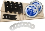 New Vulcan 12 Piece 8" Dado 24 Teeth Saw Blade Set & Case Carbide 5768296. Fixed Price $57.95.