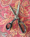 Vintage Wiss Inlaid Shears Scissors No. 20 Heavy Duty Steel Forged 10-1/2. Fixed Price $17.99.