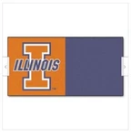 Lot Of - Fanmats Ncaa College Team Carpet Tiles Illinois 18X18 20 Set. Fixed Price $129.99.