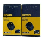 Irwin 1-1/4" And 1-1/2" Bi-metal Hole Saws See Description New. Fixed Price $16.57.