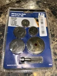 Hss Round Saw Blades 6PC #58686 - 1A. Fixed Price $7.99.
