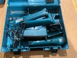 Lot Of 4 Vintage Makita Tools: Circular Saw/radial Drill/light/charger W/case. Fixed Price $60.00.