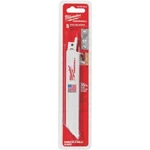 (1)-5PK Milwaukee 6" Pvc Hackzall Mini Reciprocating Saw Blade. Fixed Price $27.81.