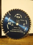 6" X Saw Blade Tungsten Carbide Tipped Grip Tight Tools #N1620-40T. Fixed Price $10.00.