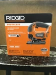 Ridgid R86344B - 18V Brushless Cordless Jig Saw W/ Blade, Dust Chute (tool Only). Fixed Price $149.95.