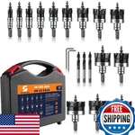Wildbossy Carbide Hole Saw Kit For Metal Tct Drill Bit Set Cutter. Fixed Price $151.38.
