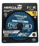 Hercules 1/4" General Purpose Table Saw Blade 40 Carbide Tooth - 57977. Fixed Price $19.99.