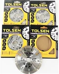 Tolsen 4-1/2 Segmented Diamond Wheel Cutting Discs Dry/wet Angle Grinder 76702. Fixed Price $28.99.